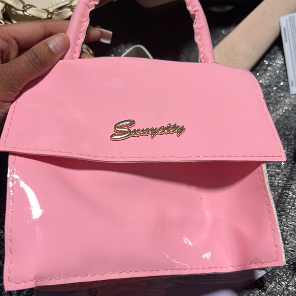 mini glossy pink bag - Picture 1 of 1
